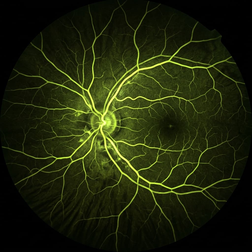 Fluorangiografía retiniana